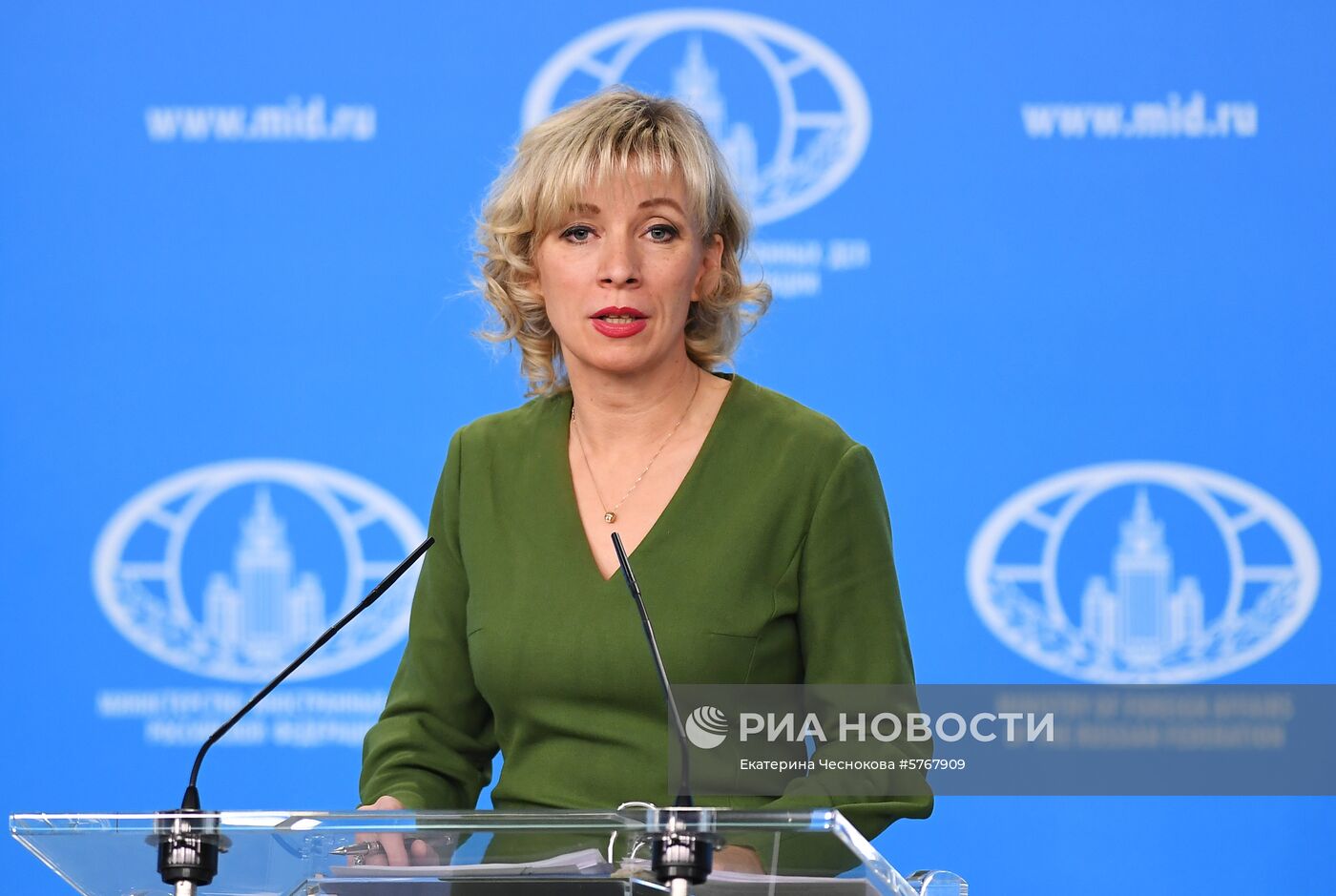 Брифинг официального представителя МИД России М. Захаровой