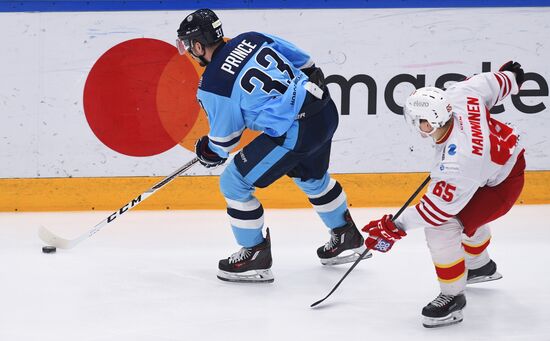 Хоккей. КХЛ. Матч "Сибирь" - "Йокерит"