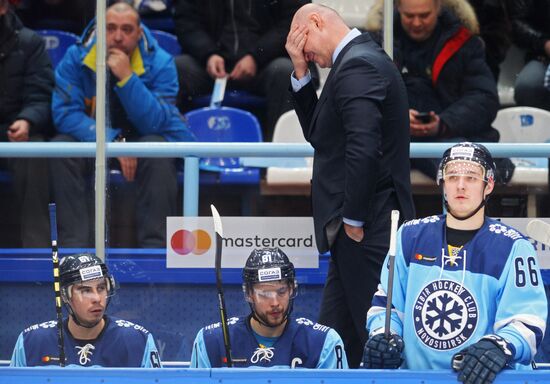 Хоккей. КХЛ. Матч "Сибирь" - "Йокерит"