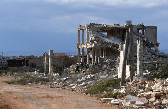 Передовые позиции сирийской армии в районе Алеппо