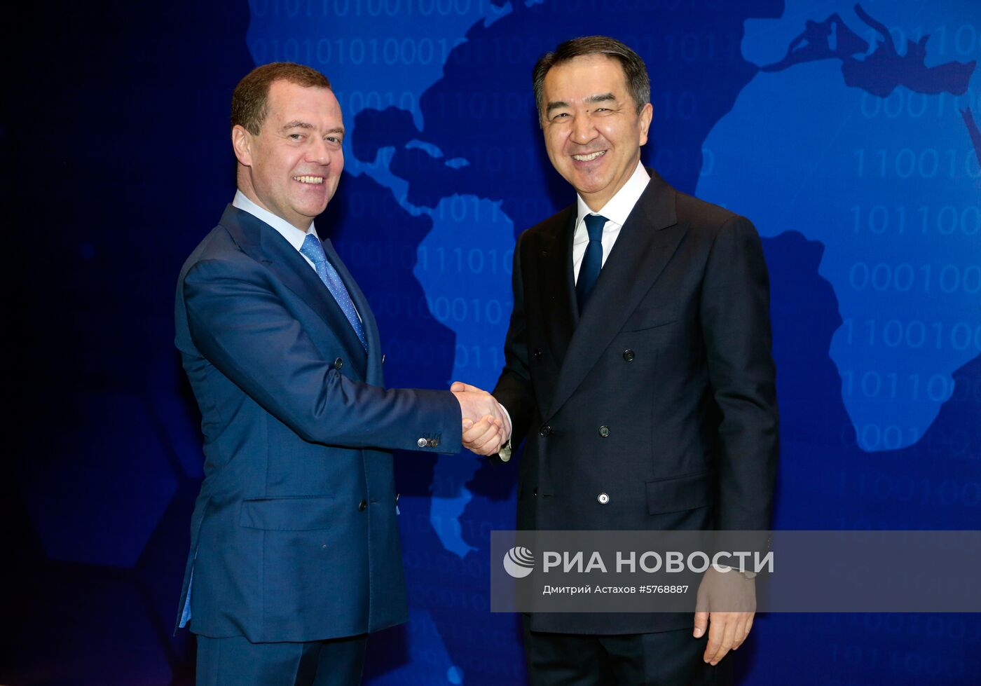 Рабочий визит премьер-министра РФ Д. Медведева в Казахстан