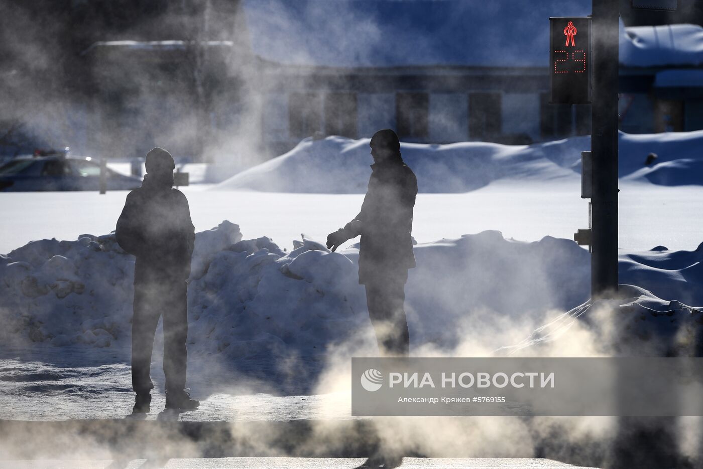 Морозы в Новосибирске