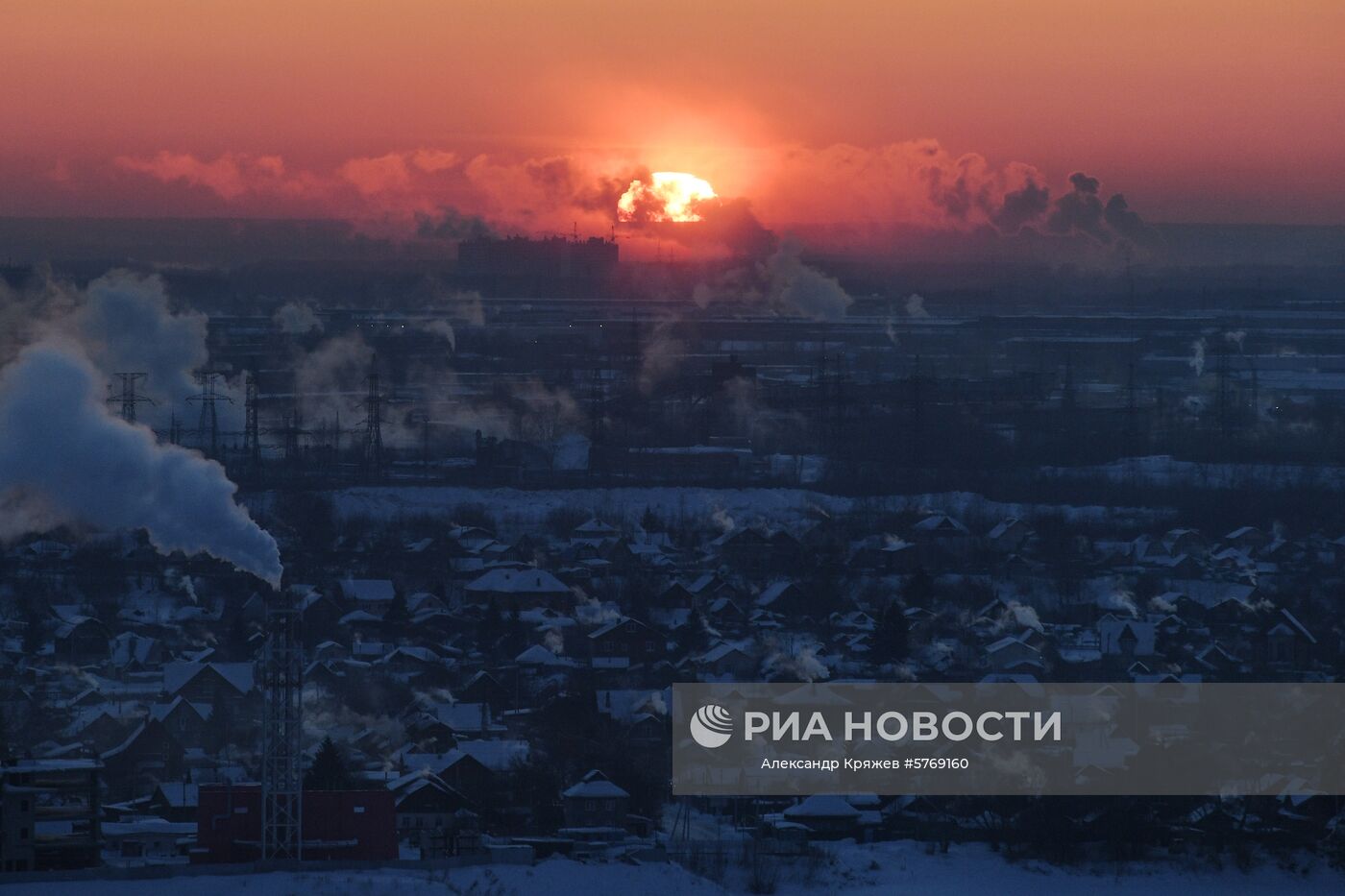 Морозы в Новосибирске