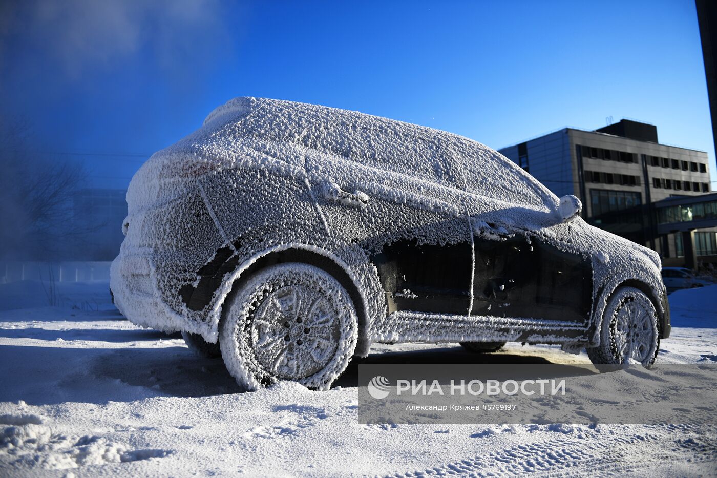 Морозы в Новосибирске