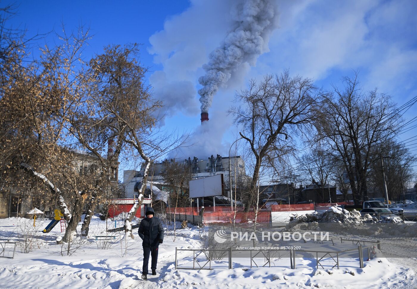 Морозы в Новосибирске