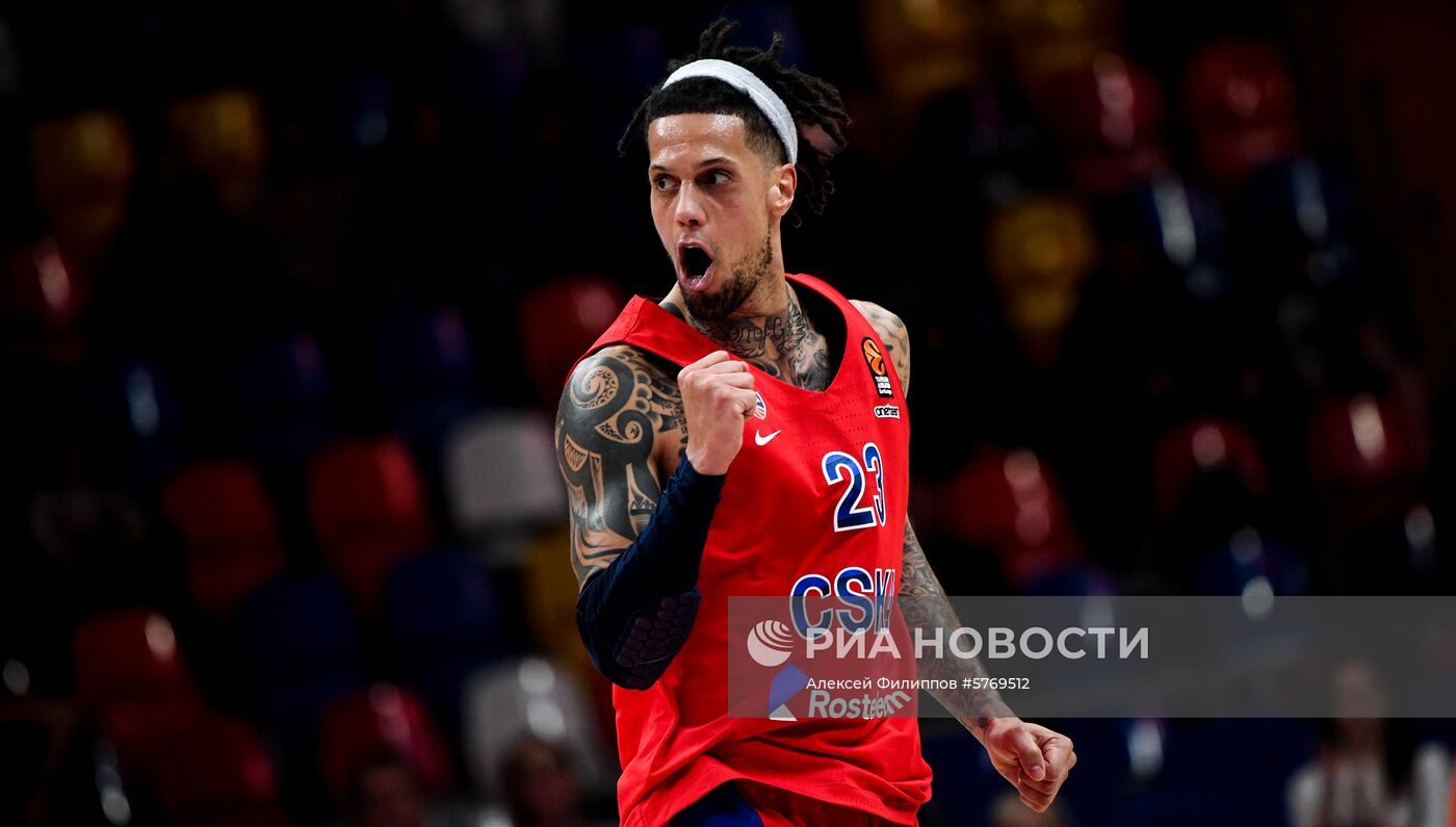 Баскетбол. Евролига. Матч ЦСКА - "Будучность"