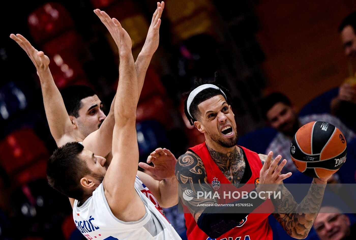 Баскетбол. Евролига. Матч ЦСКА - "Будучность"