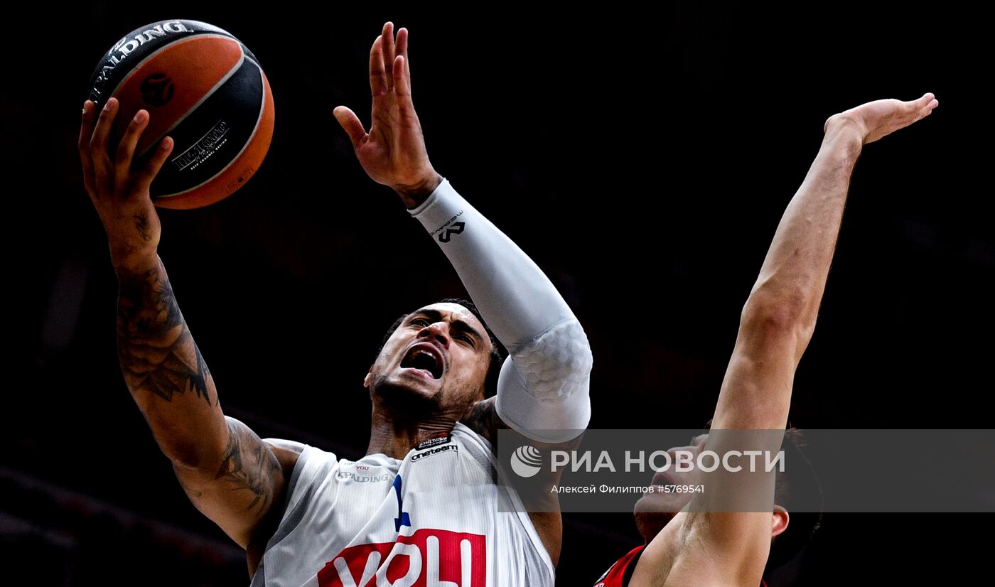 Баскетбол. Евролига. Матч ЦСКА - "Будучность"