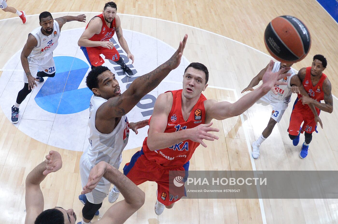 Баскетбол. Евролига. Матч ЦСКА - "Будучность"