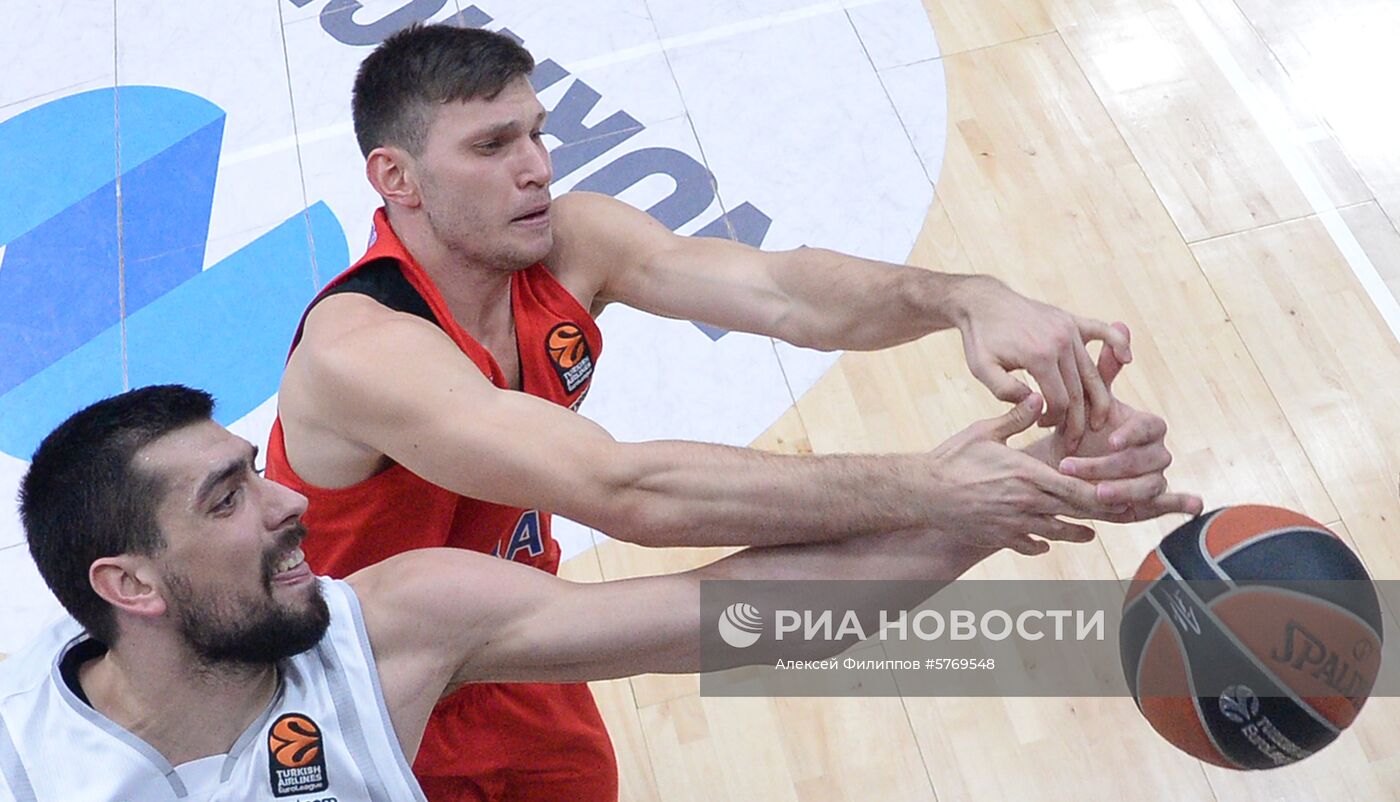 Баскетбол. Евролига. Матч ЦСКА - "Будучность"