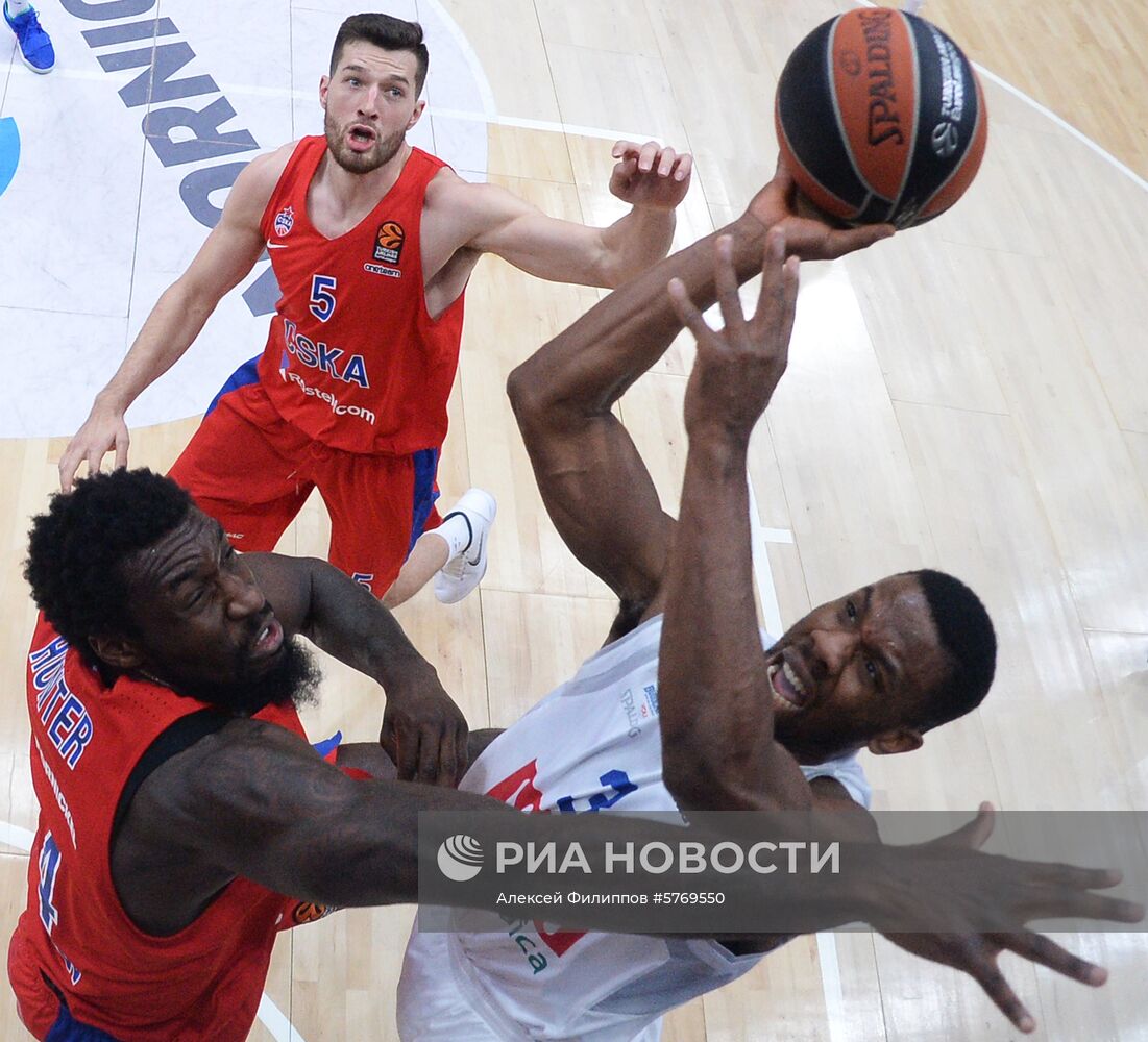 Баскетбол. Евролига. Матч ЦСКА - "Будучность"