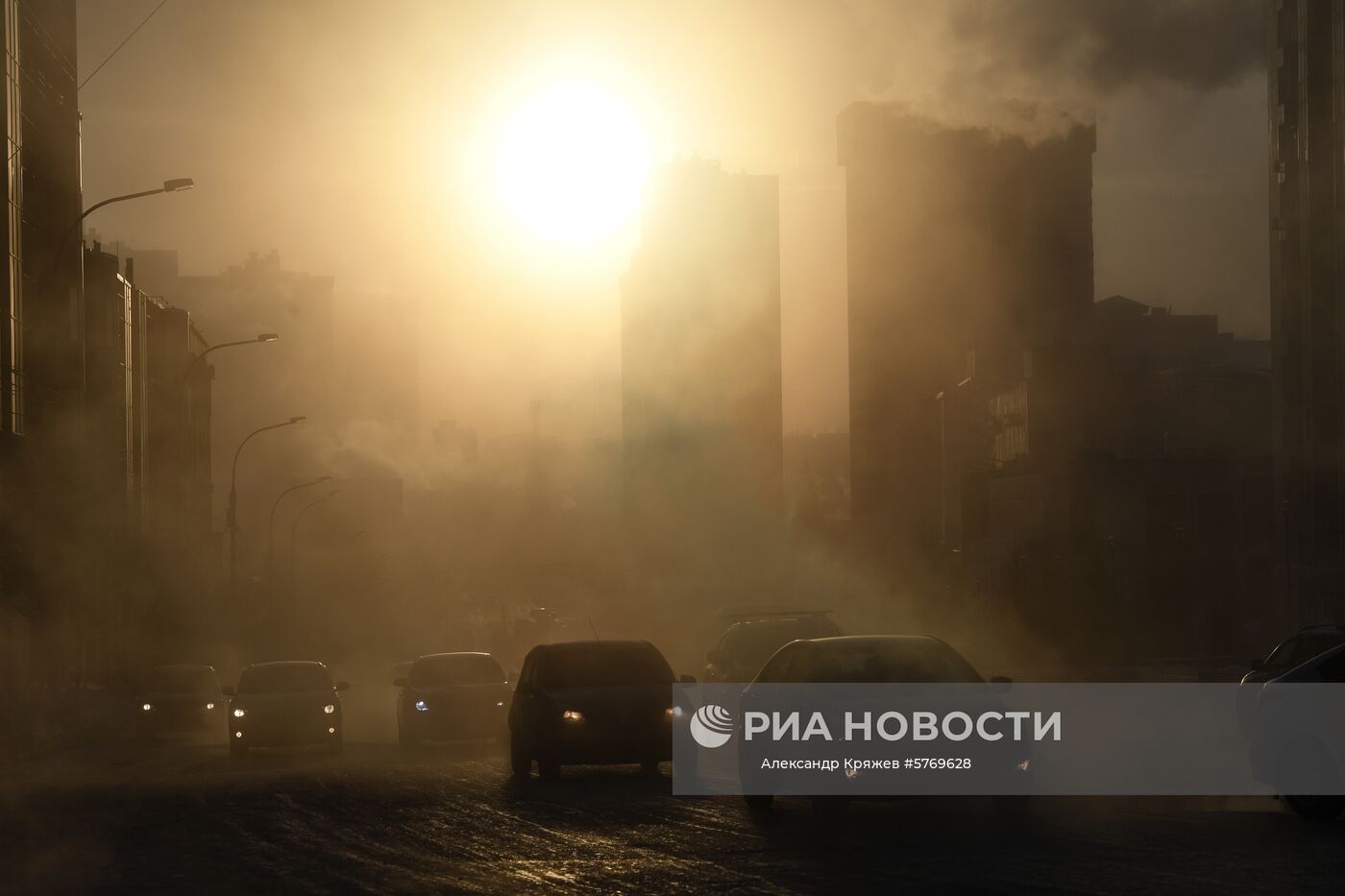 Морозы в Новосибирске
