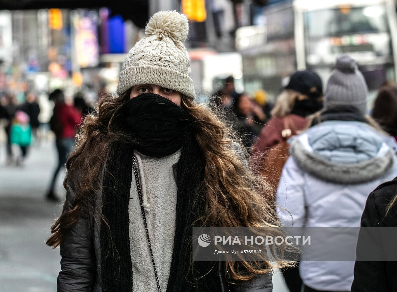 Морозы в США