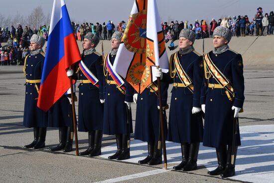 Открытие памятного бюста военному летчику Роману Филипову