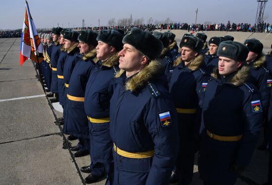 Открытие памятного бюста военному летчику Роману Филипову