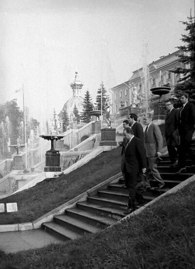 Визит делегации муниципалитета Женевы в Ленинград