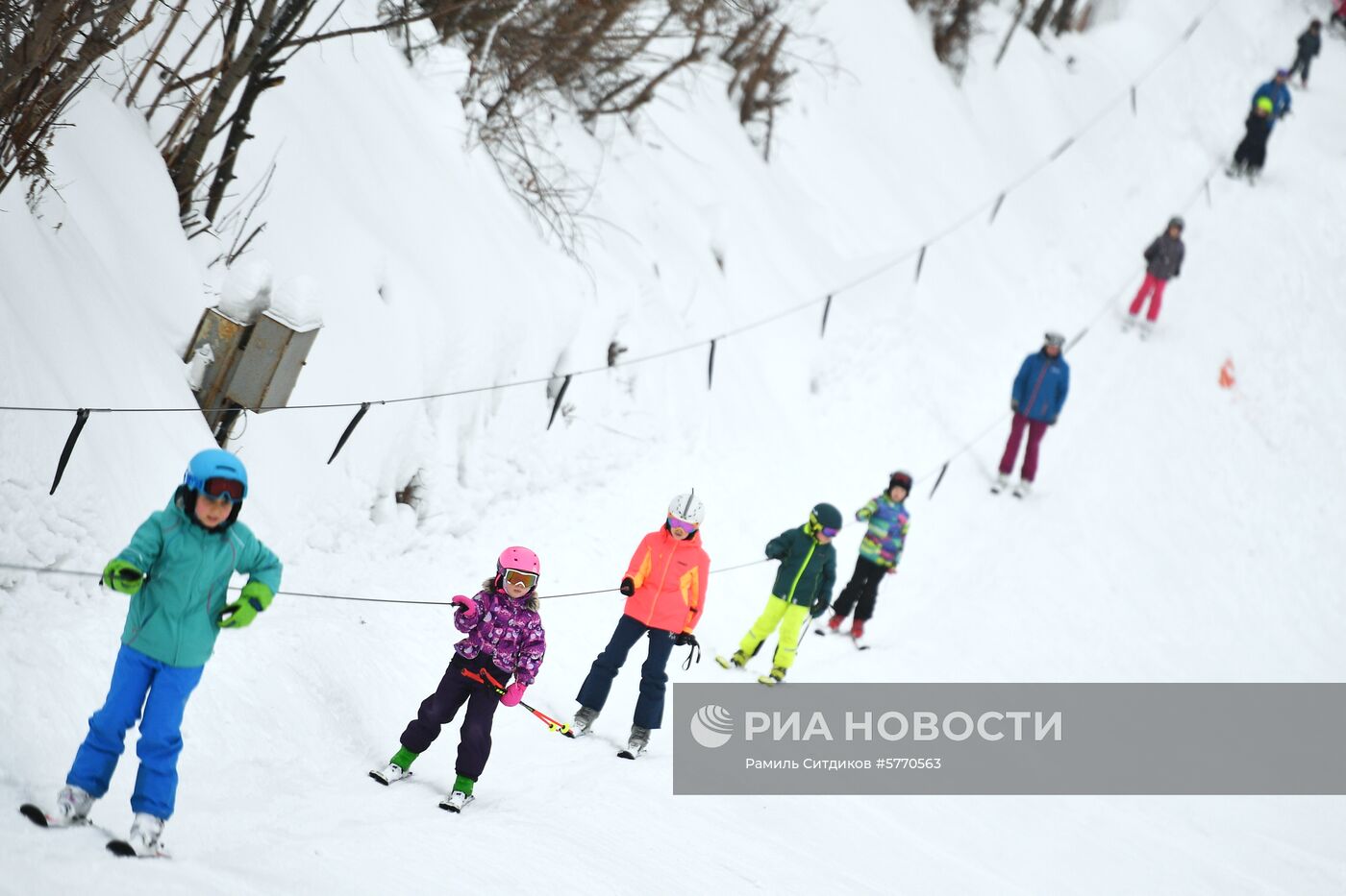 Горнолыжные склоны в Москве