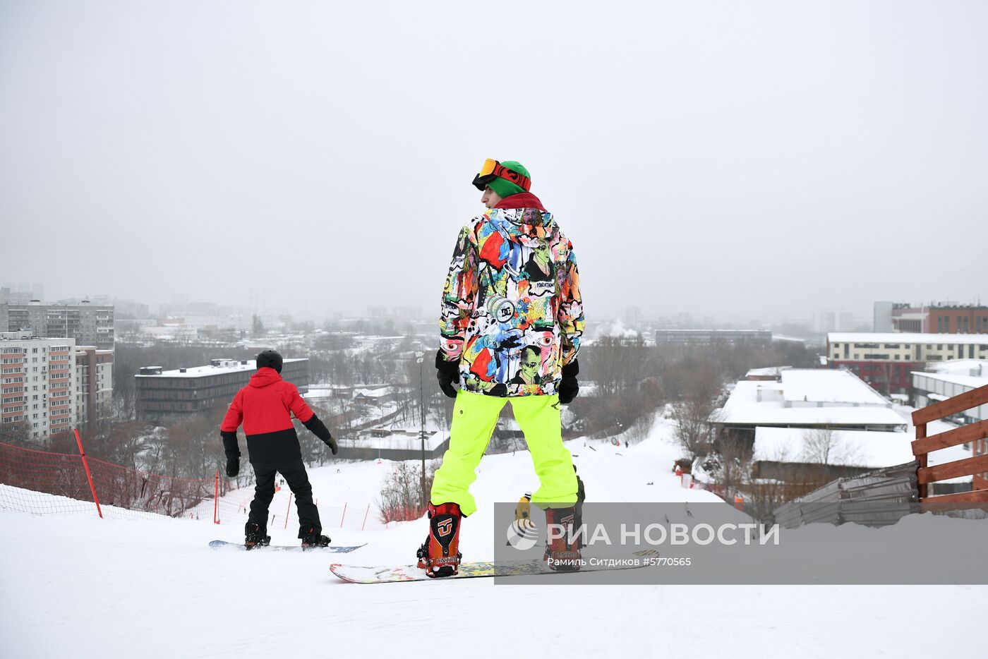 Горнолыжные склоны в Москве