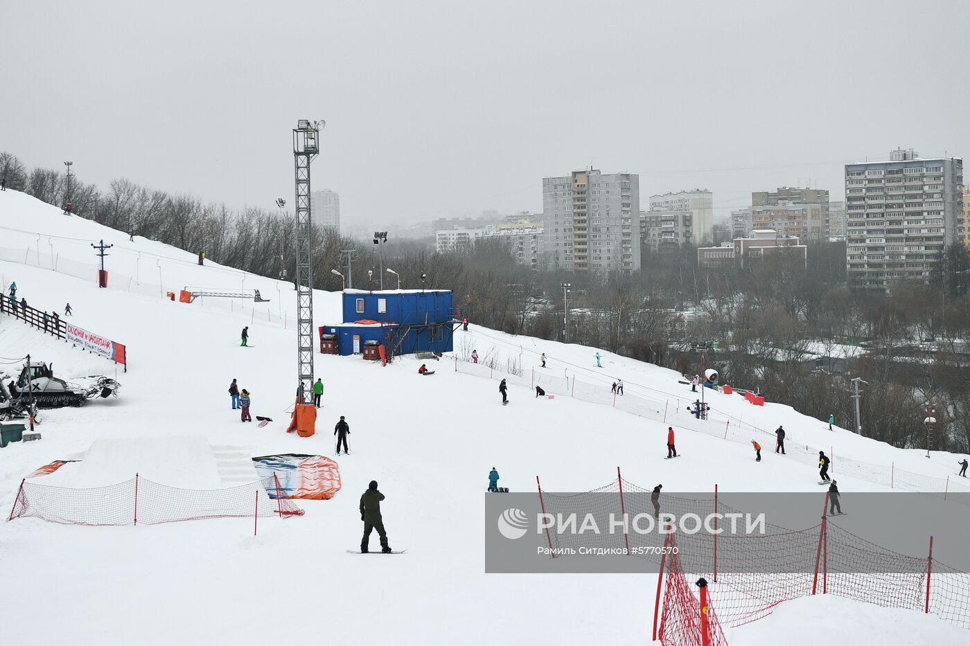 Горнолыжные склоны в Москве