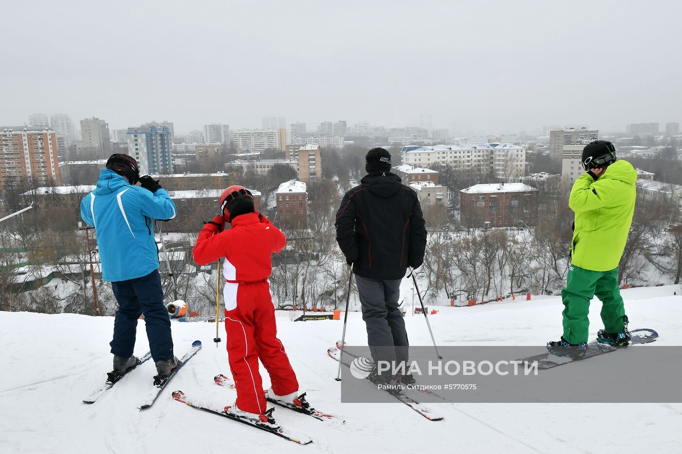 Горнолыжные склоны в Москве