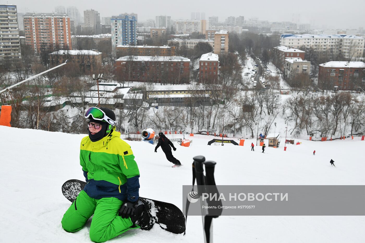 Горнолыжные склоны в Москве