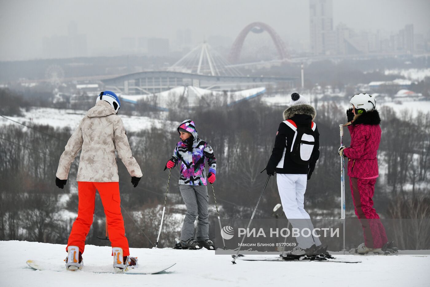 Горнолыжные склоны в Москве