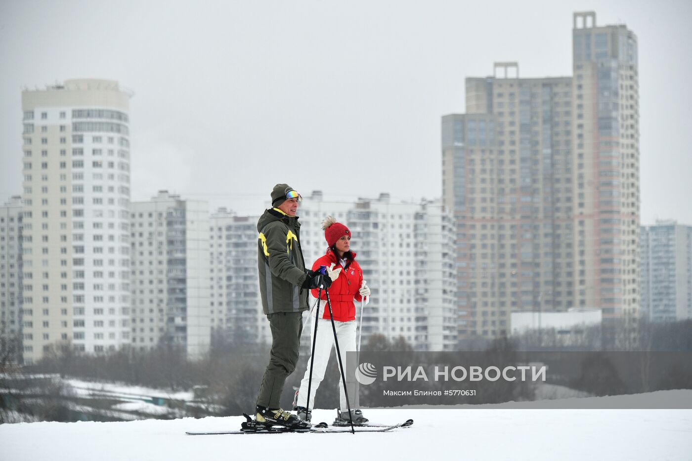 Горнолыжные склоны в Москве