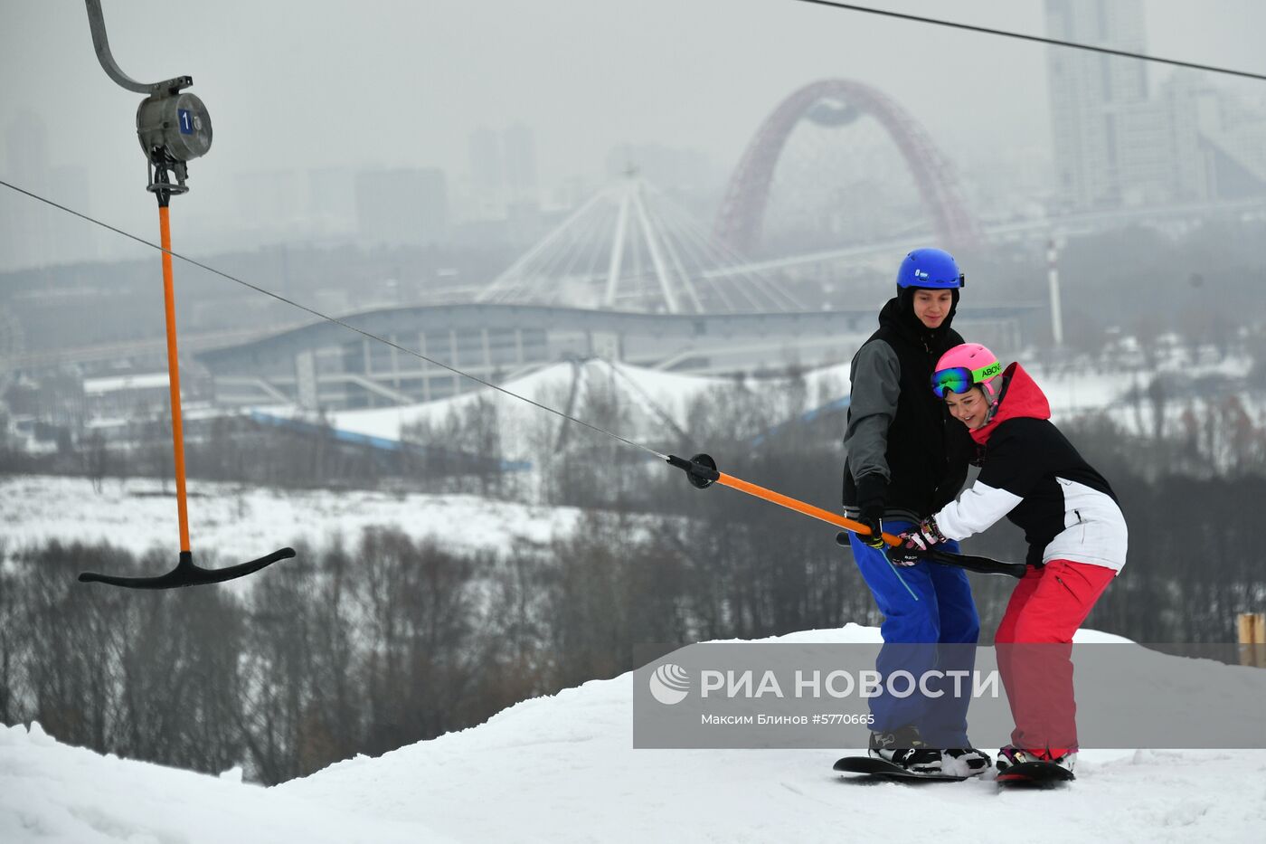 Горнолыжные склоны в Москве