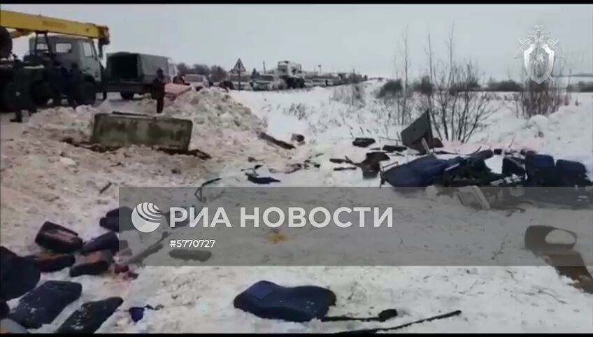 Авария с автобусом в Калужской области