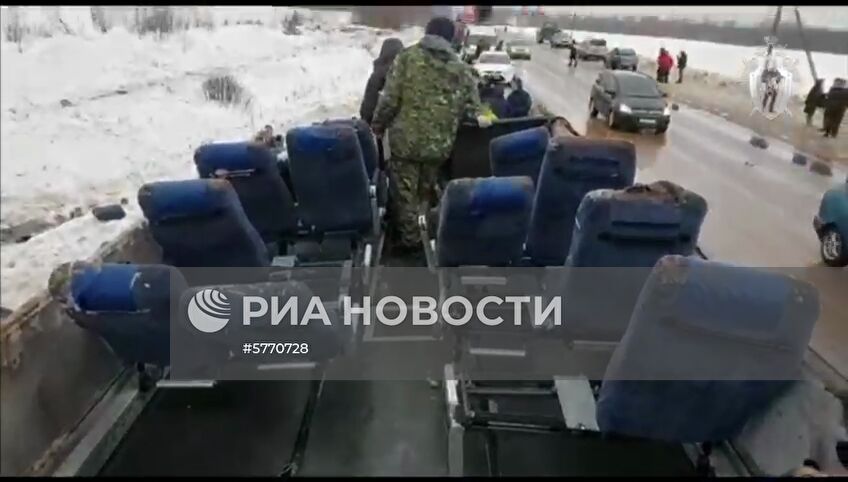 Авария с автобусом в Калужской области