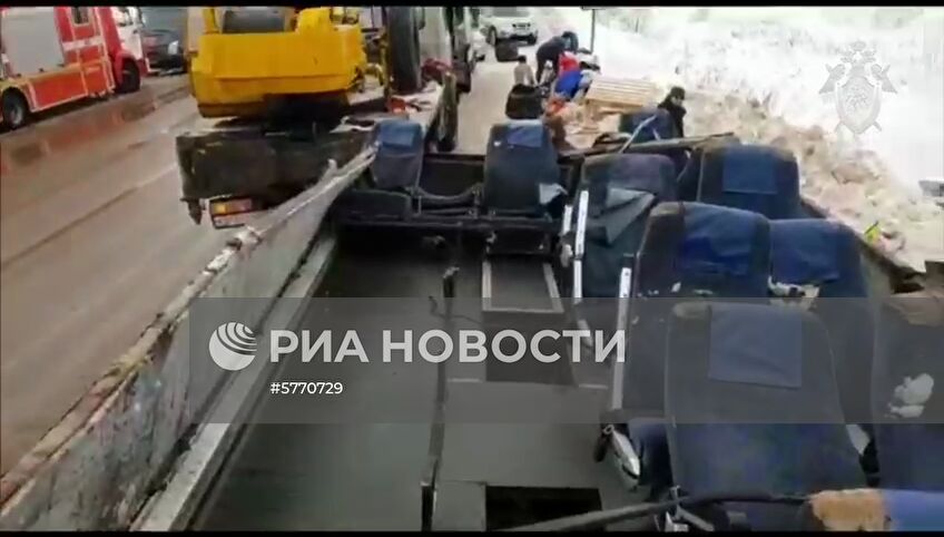 Авария с автобусом в Калужской области