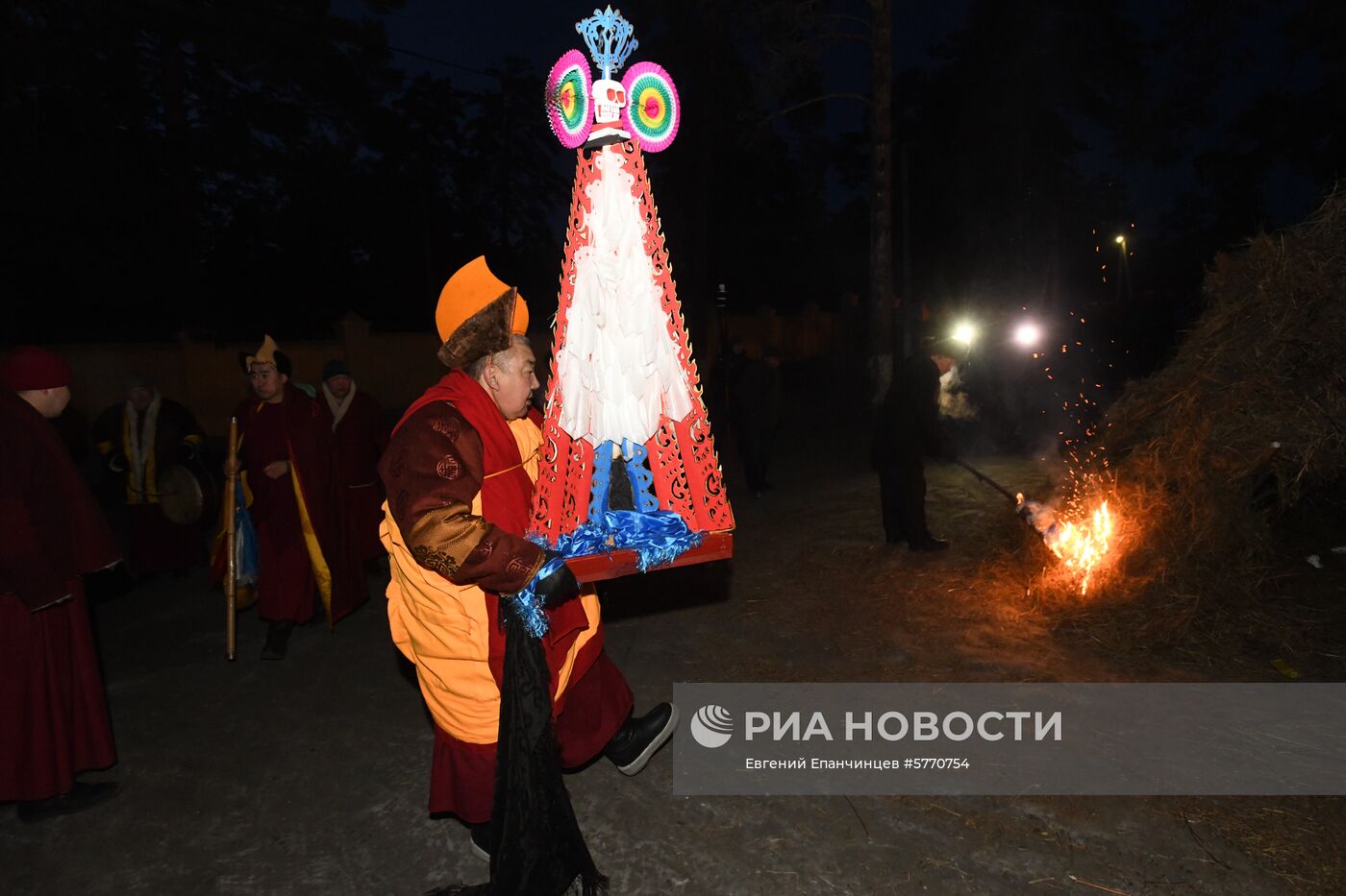 Встреча буддийского Нового года в Забайкалье