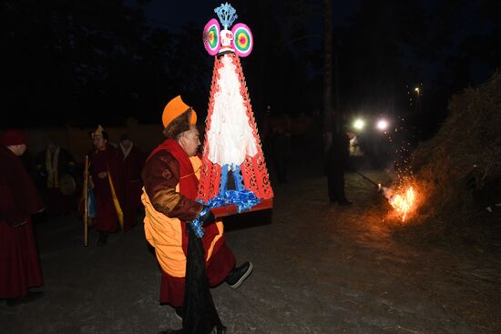 Встреча буддийского Нового года в Забайкалье