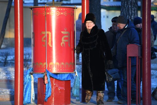 Встреча буддийского Нового года в Забайкалье