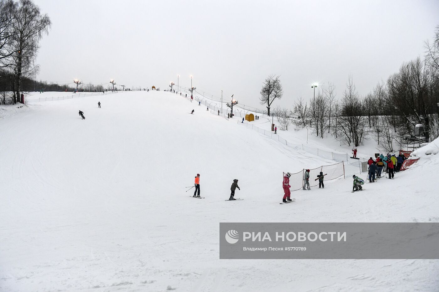 Горнолыжные склоны в Москве