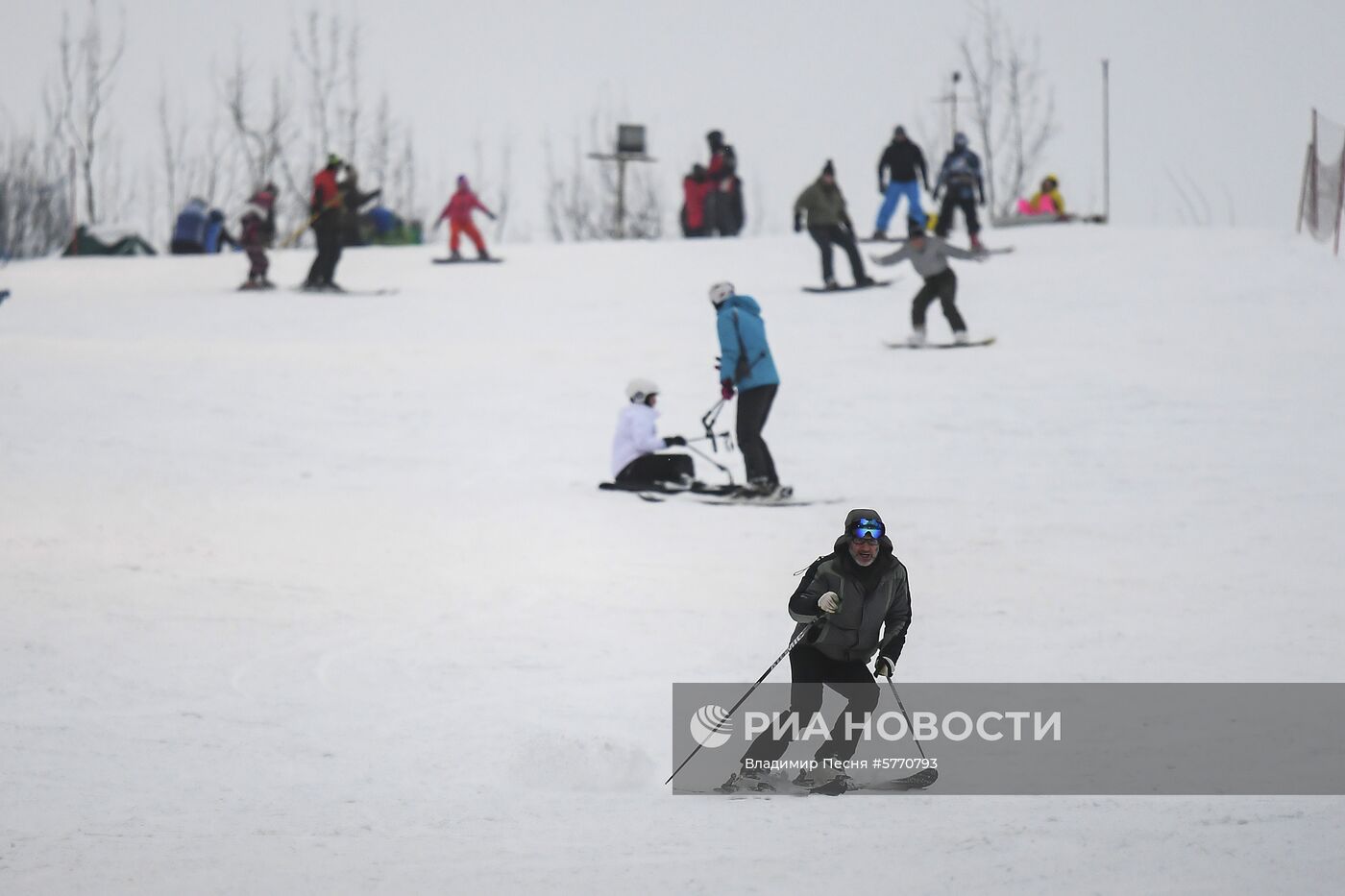 Горнолыжные склоны в Москве