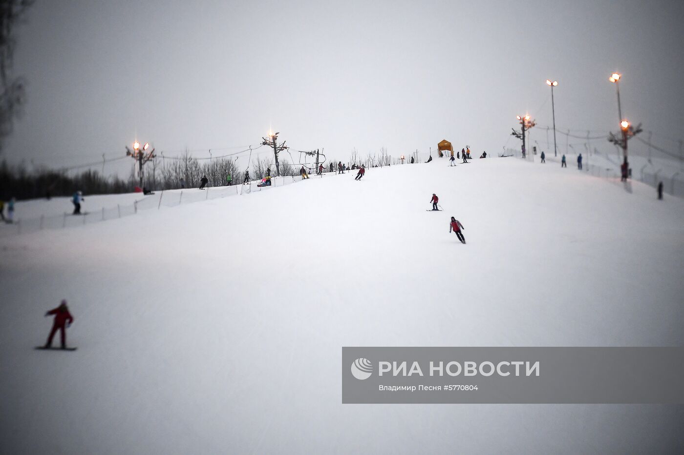 Горнолыжные склоны в Москве