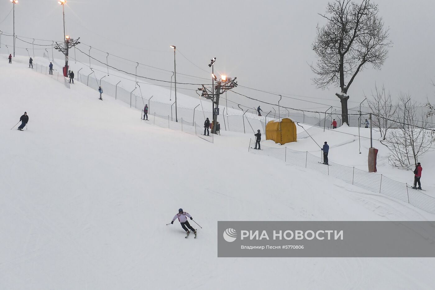 Горнолыжные склоны в Москве