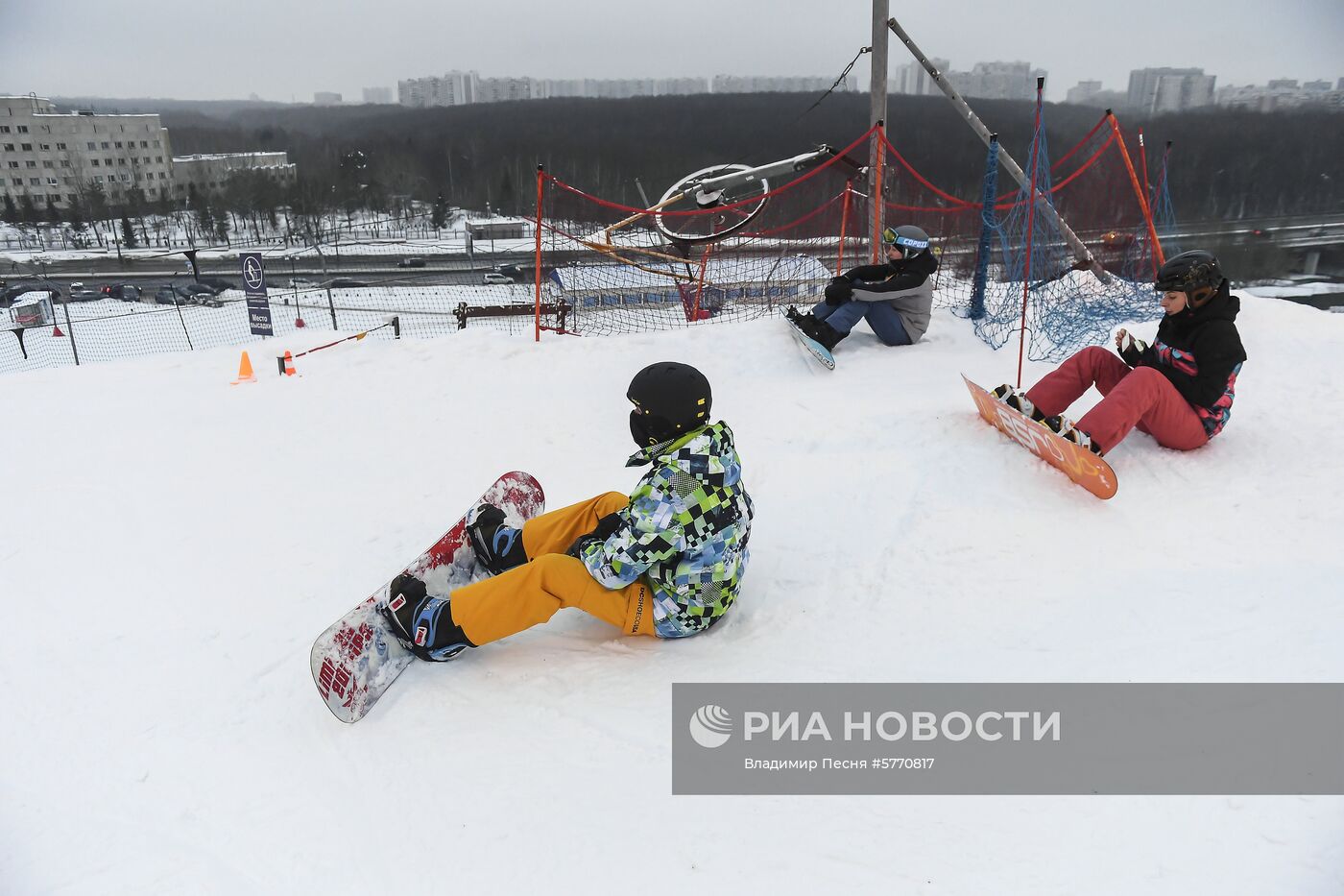 Горнолыжные склоны в Москве