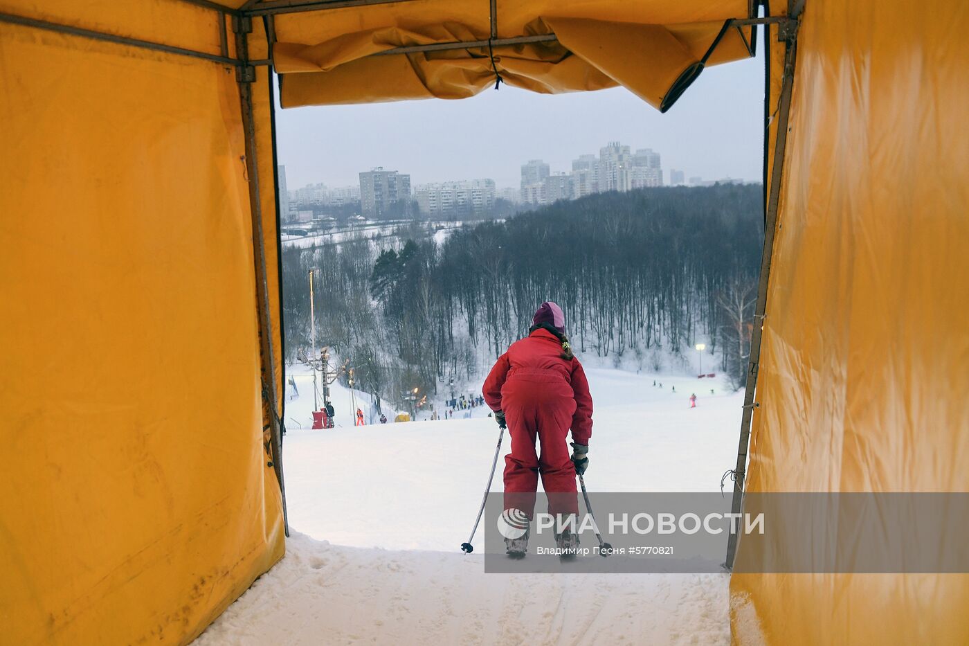 Горнолыжные склоны в Москве