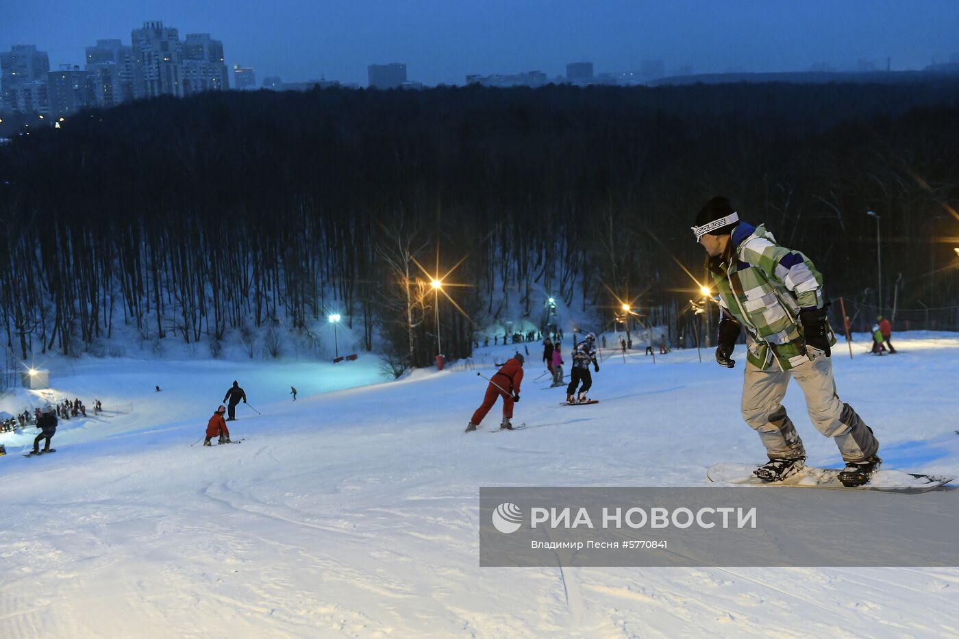 Горнолыжные склоны в Москве