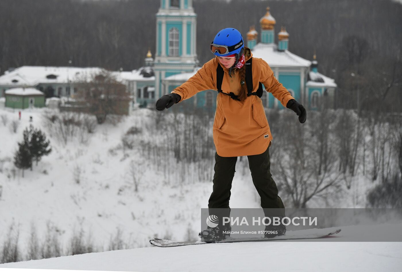 Горнолыжные склоны в Москве 