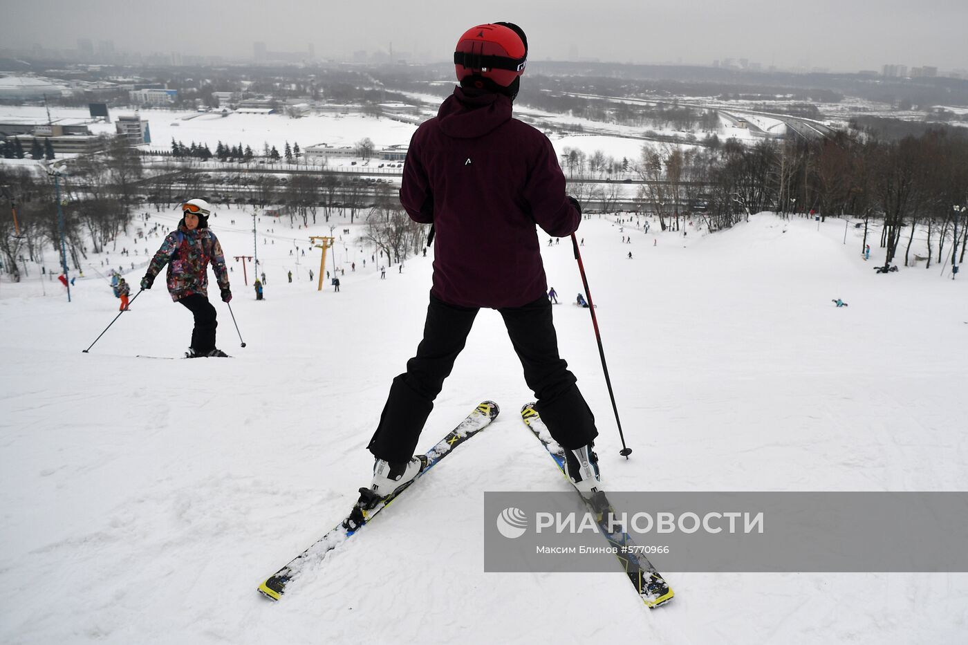 Горнолыжные склоны в Москве 