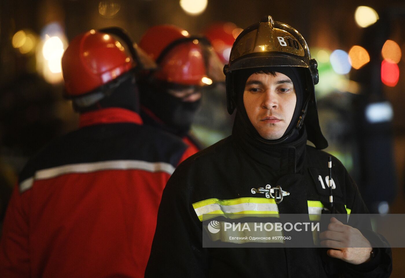 Пожар в жилом доме в центре Москвы