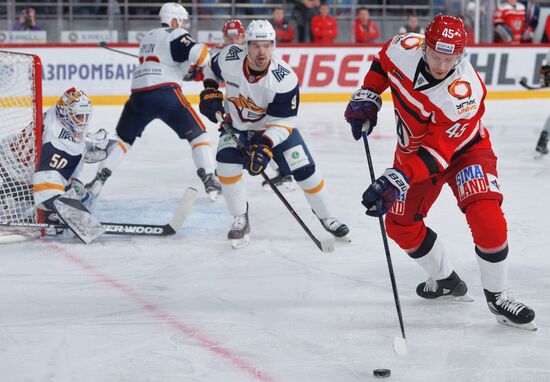 Хоккей. КХЛ. Матч "Автомобилист" - "Металлург"