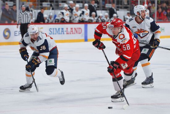 Хоккей. КХЛ. Матч "Автомобилист" - "Металлург"