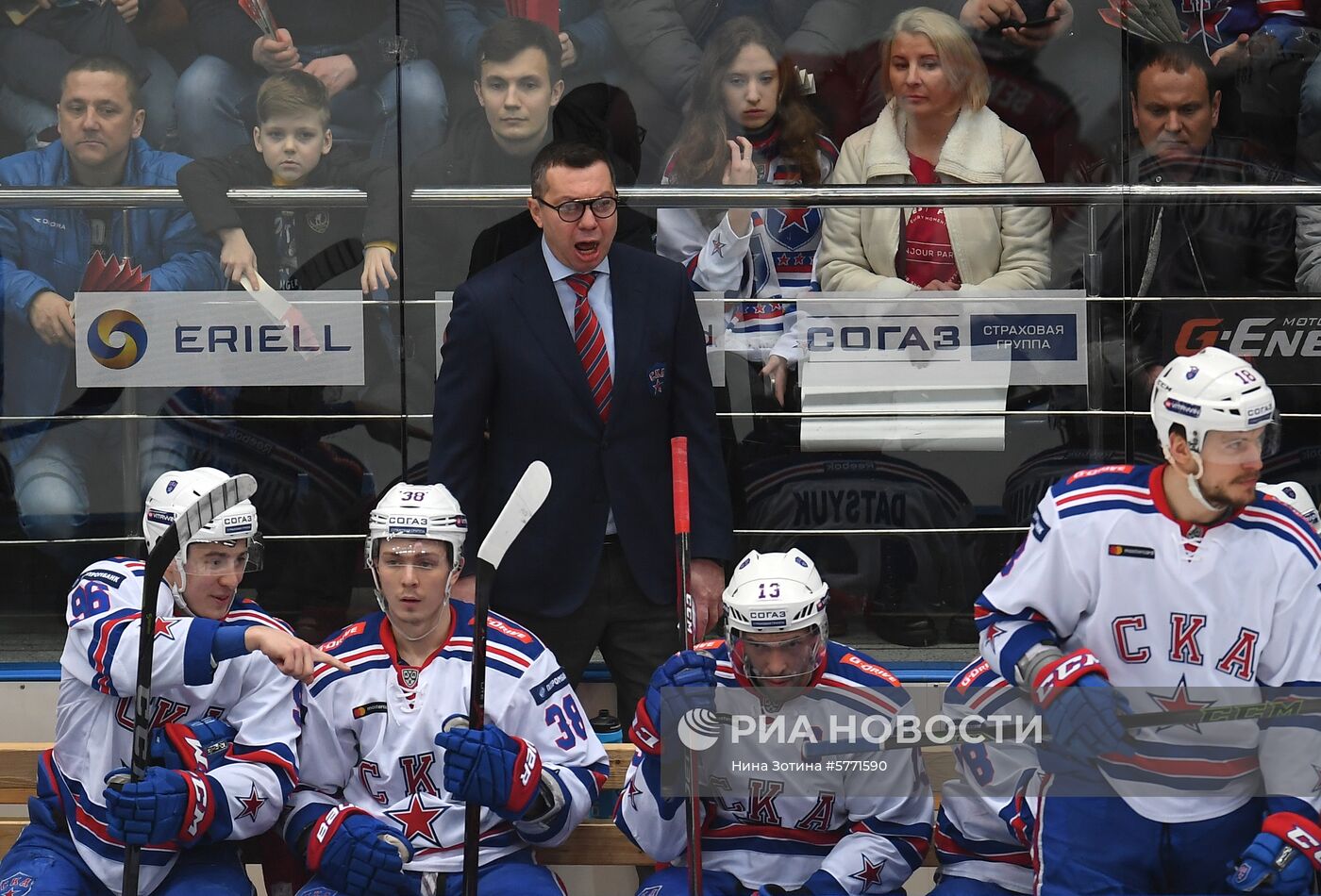 Хоккей. КХЛ. Матч "Авангард" - СКА
