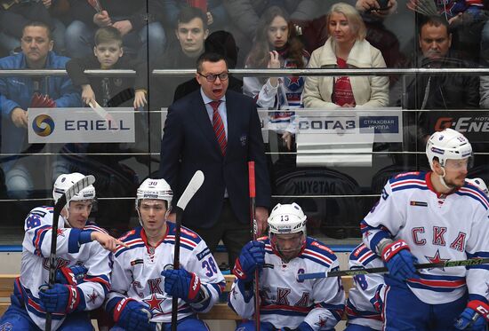 Хоккей. КХЛ. Матч "Авангард" - СКА