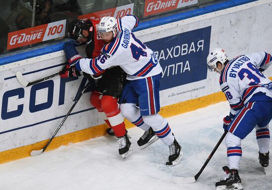 Хоккей. КХЛ. Матч "Авангард" - СКА