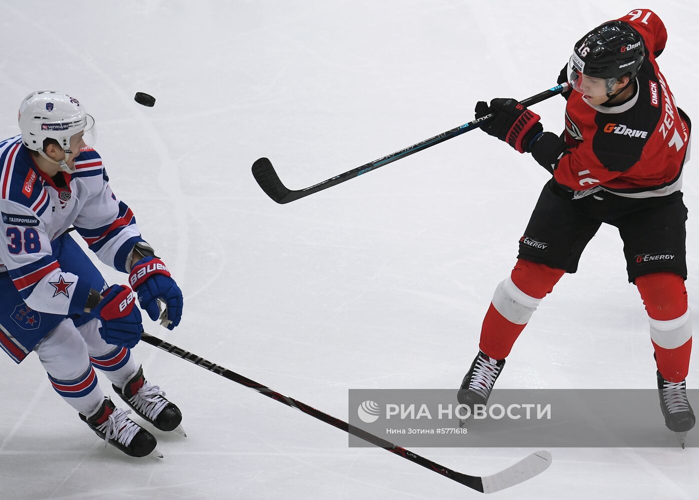 Хоккей. КХЛ. Матч "Авангард" - СКА